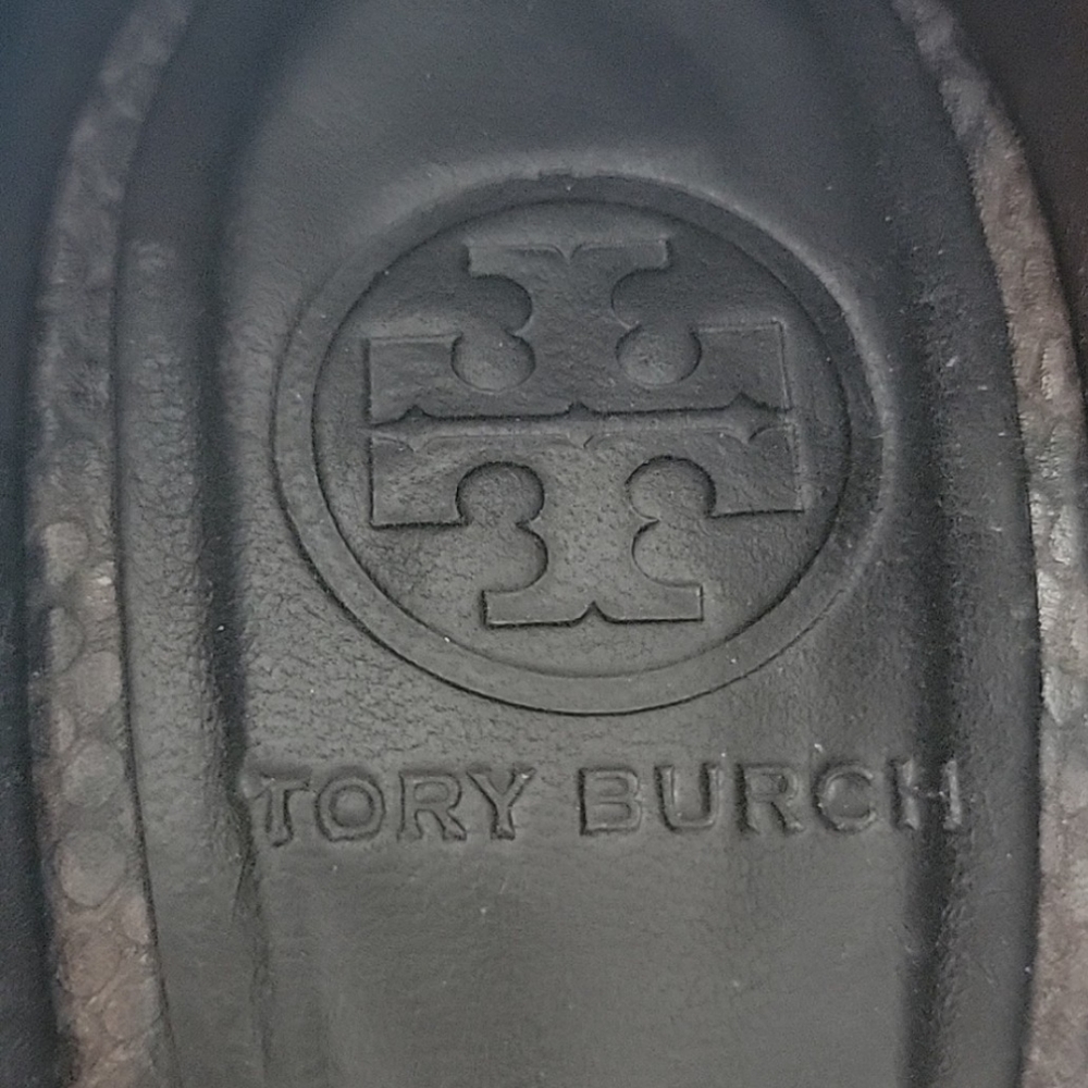 TORY BURCH Snake Print 5 inch Stiletto Heels  SZ 8.5 - Picture 12 of 12